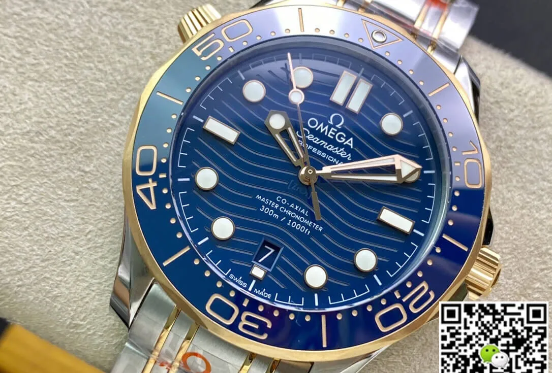 Omega Seamaster Diver 300M 210.20.42.20.03.001 OR Factory 1:1 Best Edition Replica Watch Blue Bezel
